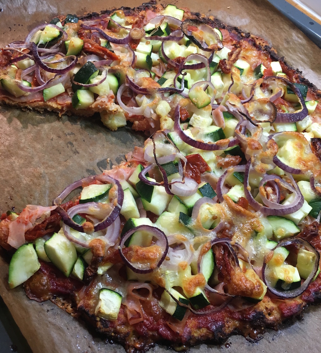 Glutenfri blomkålspizza