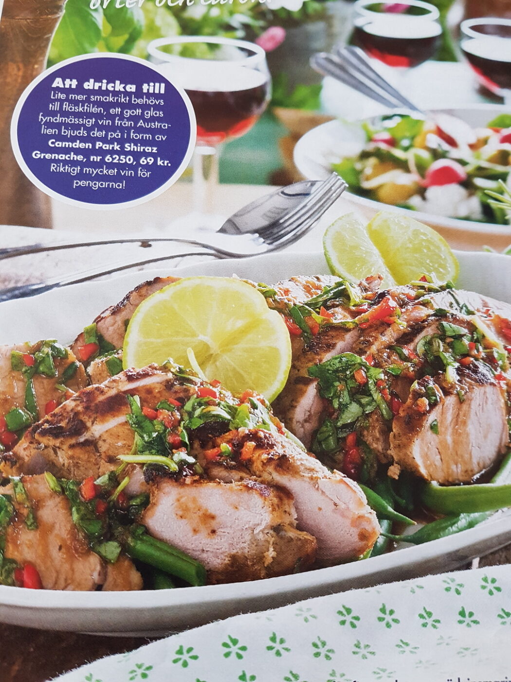 Dubbelmarinerad fläskfilé