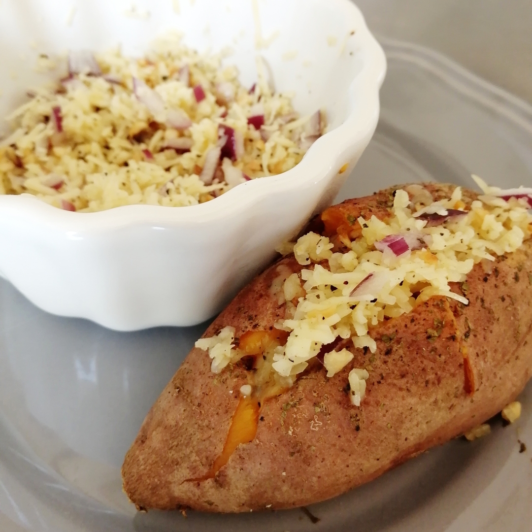 Sötpotatis Rå Sötpotatis med oströra - MyTaste