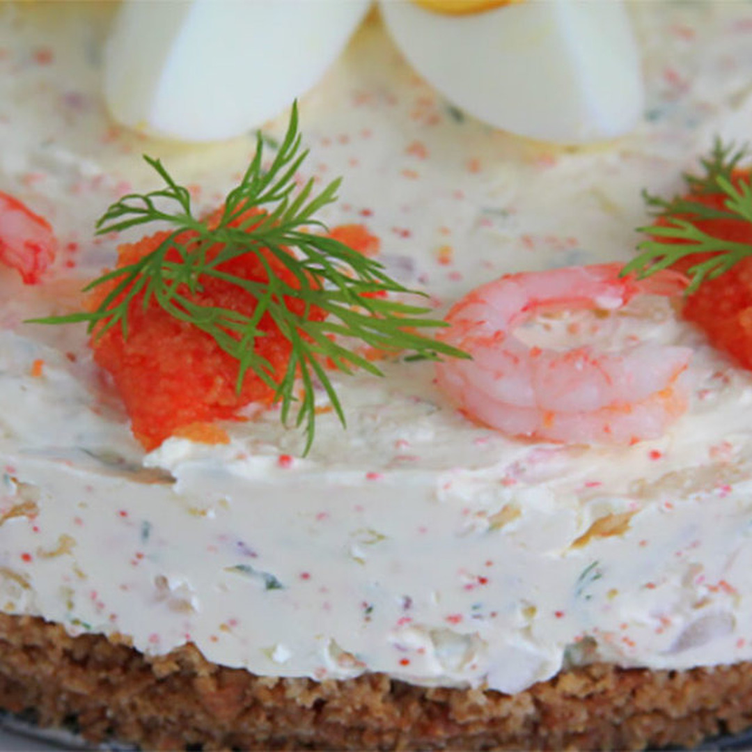 Räkcheesecake
