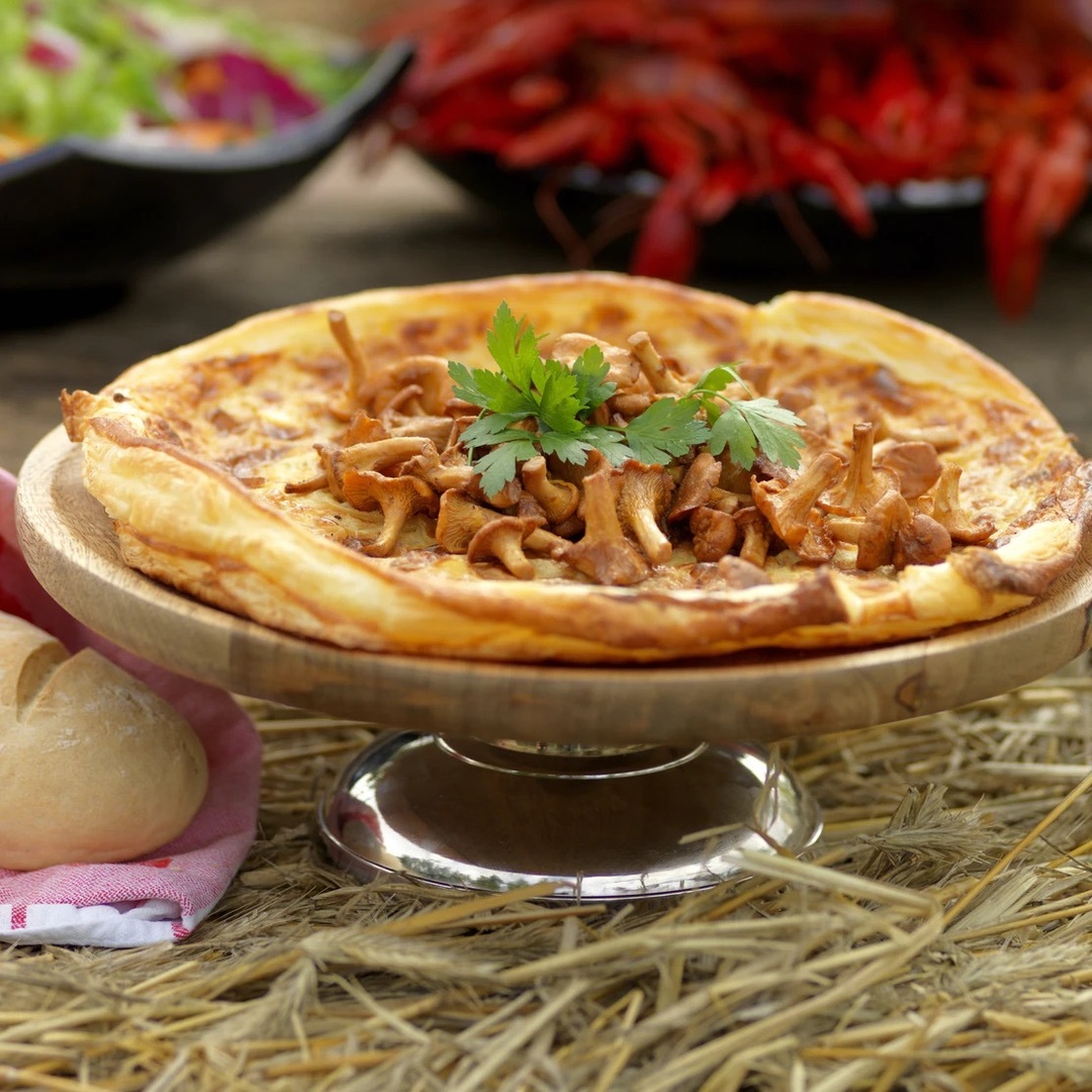 Kantarellflan
