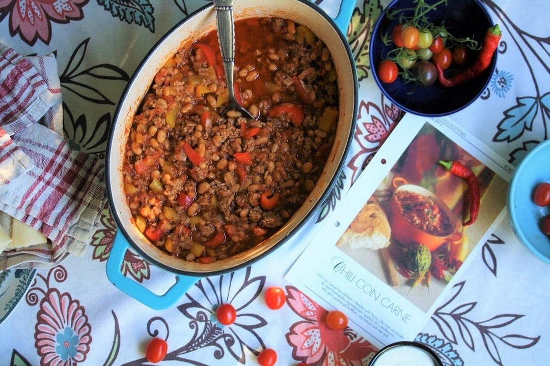 Chili con carne Vegansk