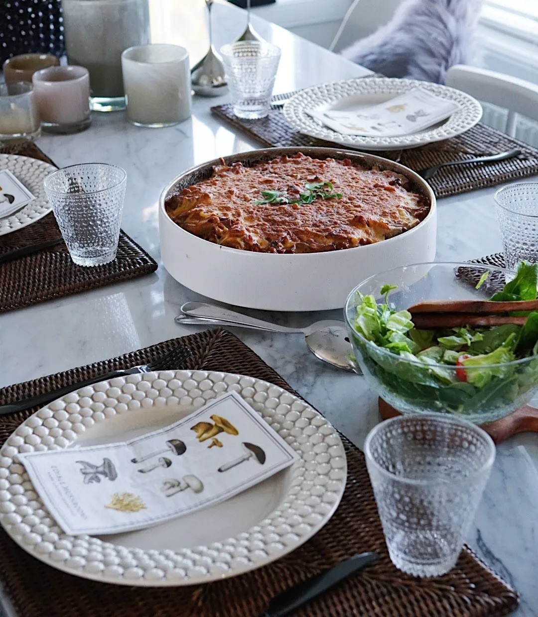 Fläskfilé och bacongratäng med ris